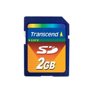 Carte mémoire SD de 2GO Transcend