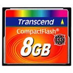 Carte CompactFlash (133X) de 8Go de Transcend