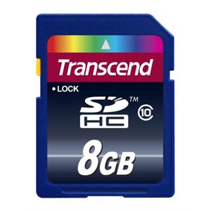 TRANSCEND 8GB SDHC (CLASS 10)