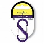 S-Biner de taille #2 en plastique de Nite Ize - Mauve