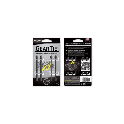 Gear Tie de 3 pouces vert feuillage de Nite Ize (4 unités)