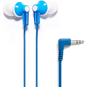 Panasonic - ErgoFit noise isolating stereo earbud - blue