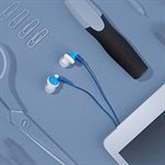 Panasonic - Écouteurs-boutons stéréo ErgoFit à isolation acoustique - bleu