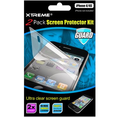 Kit de protecteur d'écran pour iPad4/4S - paquet de 2