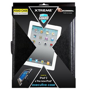 XTREME EXECUTIVE FOLIO IPAD2 BLACK