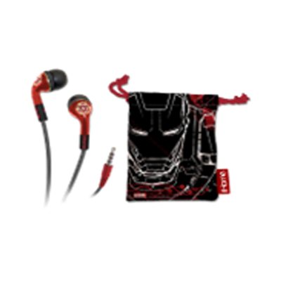 eKids - Iron Man earbud headphones with case