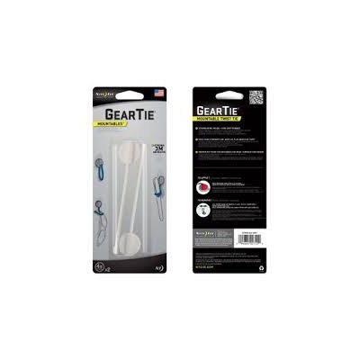 Tenture enrouler Gear Tie de 4po de Nite Ize - Blanc