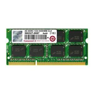 Mémoire 1600MHZ DDR3 SODIMM NON-ECC 2Rx7 de 4Go de Transcend