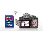 SDHC Class 10 UHS-I 400x (Premium) de 32Go de Transcend