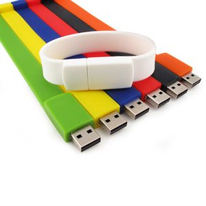 Clé USB Bracelet - 1GB - avec logo d'une logo