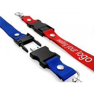 Clé USB Lanyard - 1Go - avec logo 1 couleur