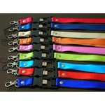 Lanyard Style USB Key - 1GB - with 1 Colour Logo