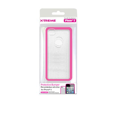 XTREME PROTECTIVE BUMPER CASE FOR THE IPHONE 5 PINK