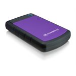 Disque dur externe Transcend de 2TB 2.5'' USB 3.0 Storejet H3P avec finition anti-chocs Mauve