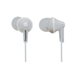 PANASONIC RPTCM125W EARBUD ERGO FIT EARPHONES NOISE ISOLATING WITH MIC - WHITE