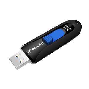 Clé USB rétractable JetFlash 790 de 16Go de Transcend -Noir