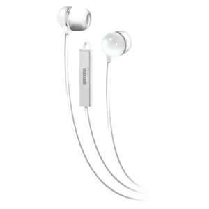 MAXELL IN-EAR BUD WITH MIC AND REMOTE WHITE