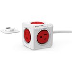 Allocacoc - Power Cube- 5 outelets - Extended Power Strip - Red 10' cord'