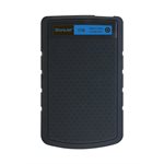 Disque dur externe Transcend de 1TB 2.5'' USB3.0 Storejet H3P avec finition anti-chocs Bleu