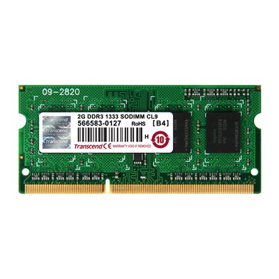 Transcend - 2GB 1333MHZ DDR3 SO-DIMM