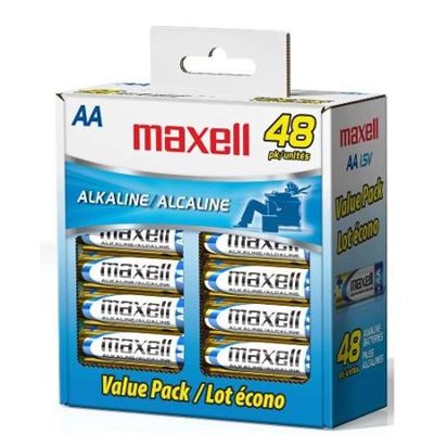 MAXELL BATTERIES AA - 48 PACK