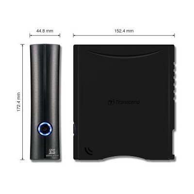 TRANSCEND StoreJet 35T3 (USB 3.0) 4TB External harddrive