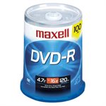 MAXELL DVD+R 4.7 RECORDABLE (SPINDLE CASE) - SPINDLE 100