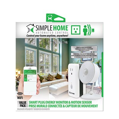 XTREME XCK7-1001-PP1 WIFI SMART PLUG ENERGY MONITOR + MOTION SENSOR VALUE PACK