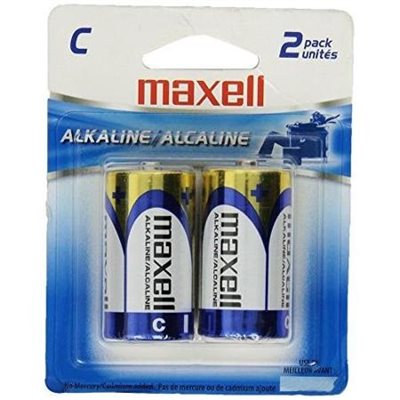 BATTERIES MAXELL C - 2 EMBALLÉES