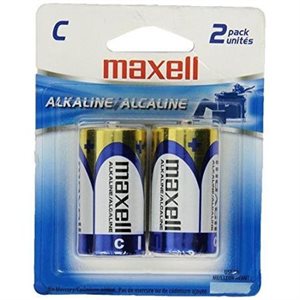 MAXELL BATTERIES C - 2 PACK