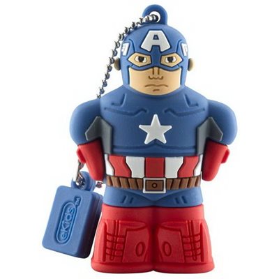 EKIDS VYU-08CA CAPTAIN AMERICA 8 GB USB FLASH DRIVE