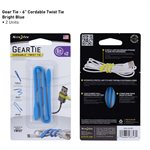 NITE IZE GTK6-38-2R7 GEAR TIE CORDABLE TWIST TIE 6 INCH - 2 PACK - BRIGHT BLUE