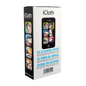 iCloth iC30 CLEANING WIPES 30  (1x unit)