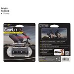 NITE IZE GLT-10-R7 GRIPLIT LED HANDLEBAR LIGHTS - RED