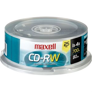 MAXELL CD-RW 700 Spindle case