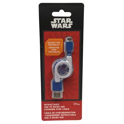 EKIDS Star Wars Classic Micro-USB Charging Cable