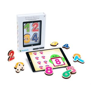 MARBOTIC - Smart numbers for tablet - Interactive wooden numbers set