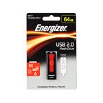 Clé Energizer rétractable de 64GO USB 2.0