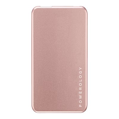 POWEROLOGY BATTERY BANK SLIMCHARGE 8000mah - ROSE GOLD