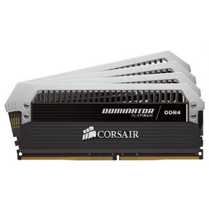 CORSAIR 16GB (KIT OF 4) 2666MHZ DDR4 DIMM 15-17-17-35 DOMINATOR PLATINUM 1.20V