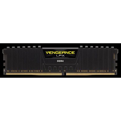 CORSAIR 16GB (KIT OF 1) 2400MHZ DDR4 DIMM 14-16-16-31 VENGEANCE LPX BLACK HEAT 1.20V