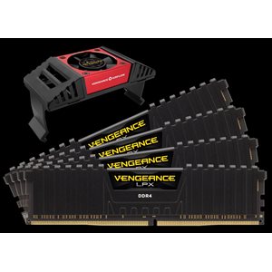 CORSAIR 64GB (KIT OF 4) 3333MHZ DDR4 DIMM 16-18-18-36 VENGEANCE LPX BLACK HEAT 1.35V AIRFLOW INC