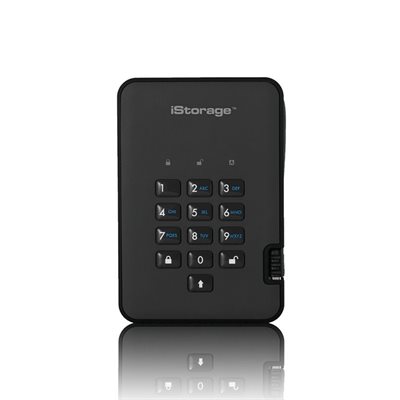 ISTORAGE 500GB DISKASHUR2 256-BIT - BLACK - USB 3.0