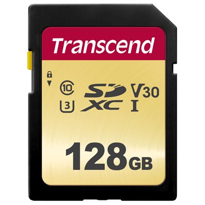 Transcend 128GB UHS-I U3 SD card MLC Read 95MB/s  Write 60MB/s