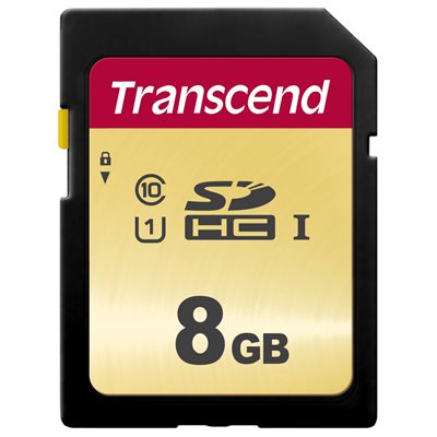 Transcend 8GB UHS-I U3 SD card MLC Read 95MB/s  Write 60MB/s