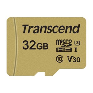 Transcend 32GB UHS-I U3 microSD with Adapte MLC Read 95MB/s  Write 80MB/s