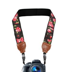 ACCESSORY POWER USA Gear Floral Camera Strap with Adjustable Anti-Slip Neoprene Cushion.