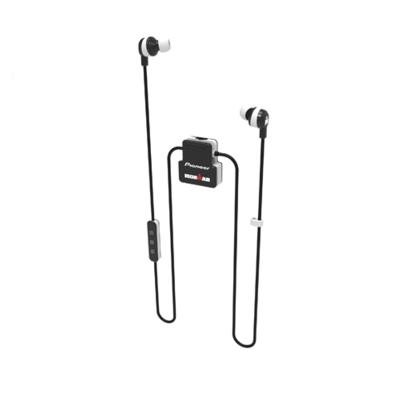 PIONEER IronMAN - Écouteur Sport Bluetooth sans-fil avec Microphone [IPX4 résistant eau/sueur] (noir/blanc)