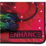 ACCESSORY POWER - ENHANCE - Voltaic XL Fabric Mouse Pad - 12.6" x 10.6" - Red