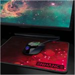 ACCESSORY POWER - ENHANCE - Voltaic XL Fabric Mouse Pad - 12.6" x 10.6" - Red